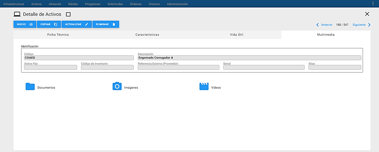 Activos - Multimedia