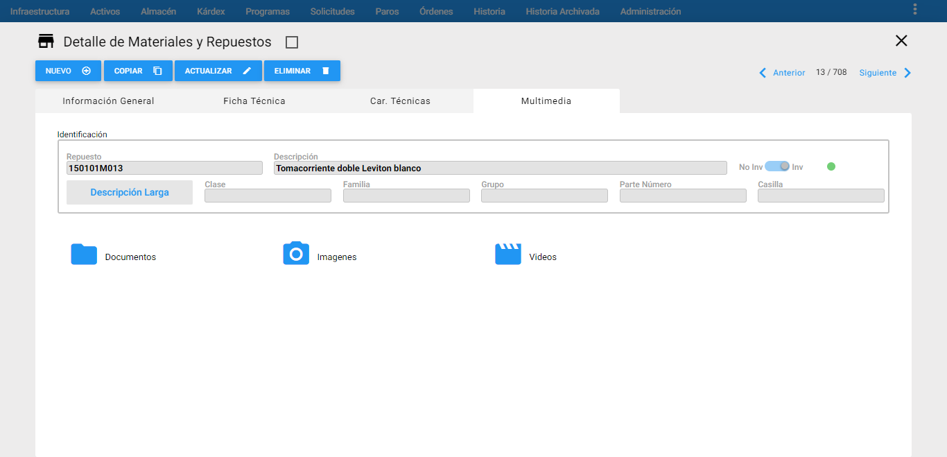 Almacén - Multimedia