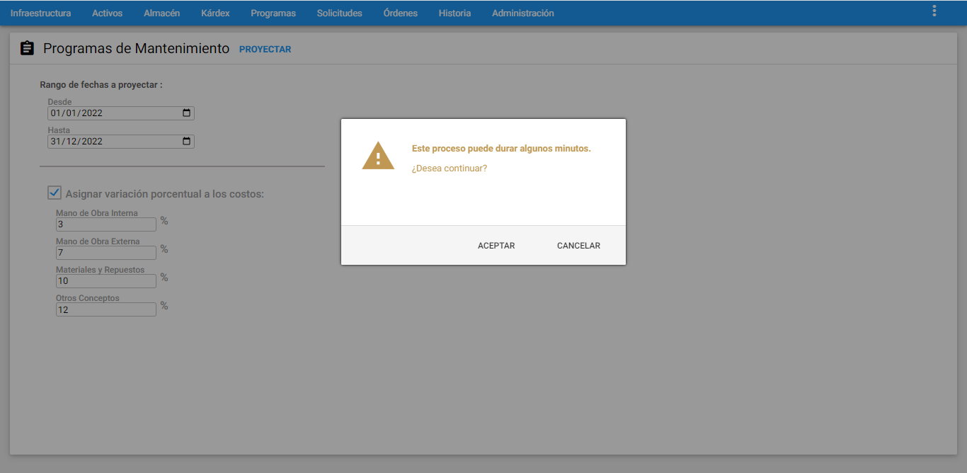Programas - Mensaje Alerta