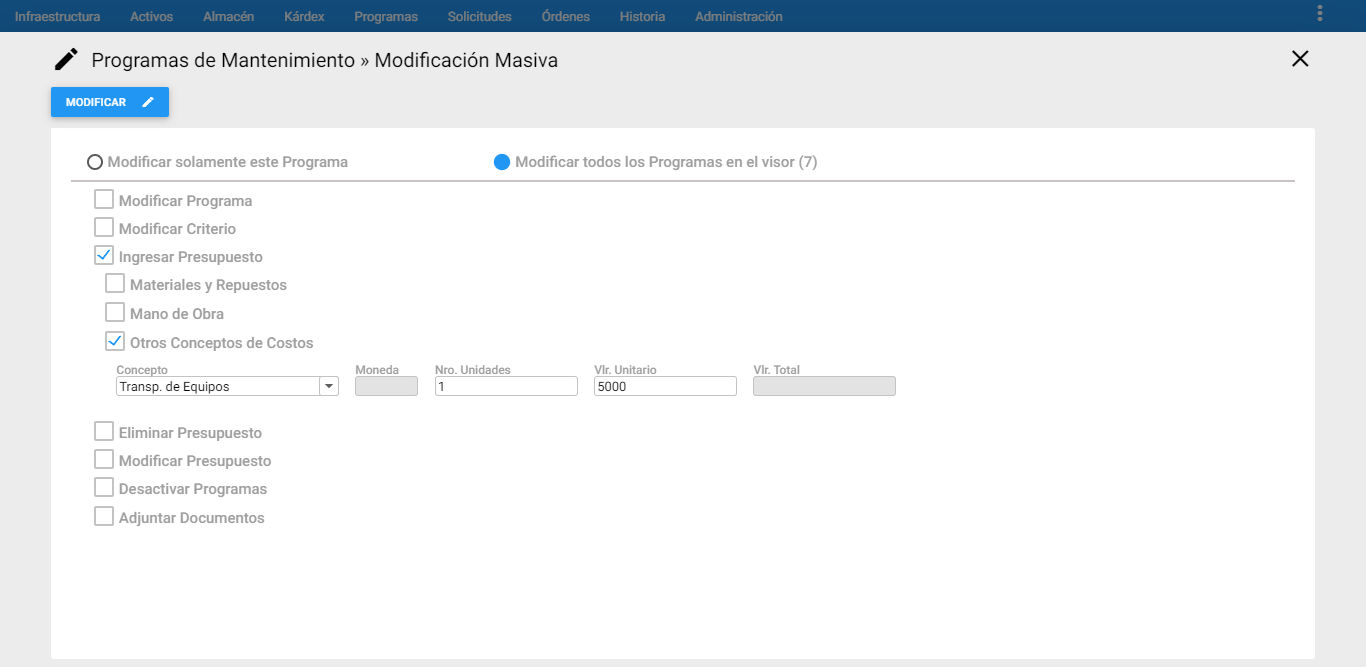 MM - Otros Conceptos de Costos
