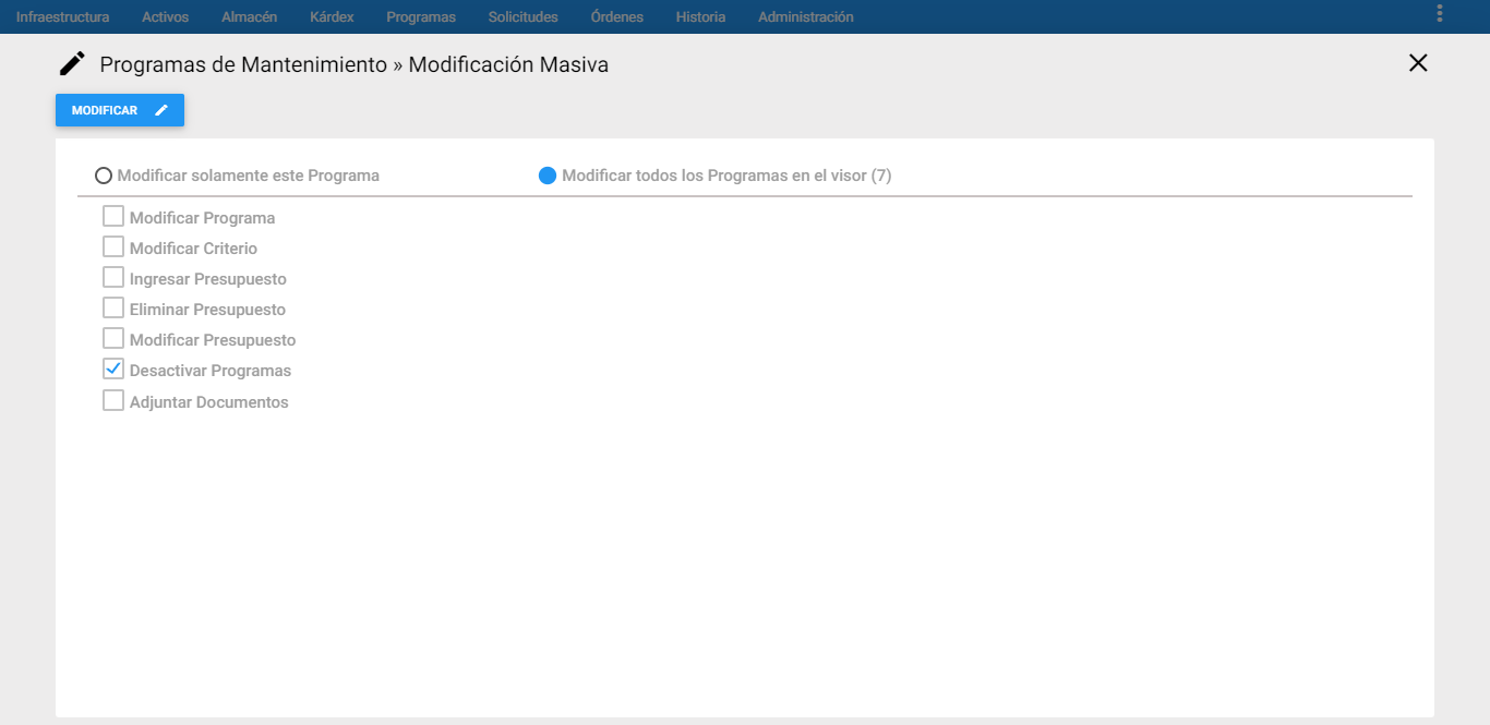 MM - Desactivar Programas
