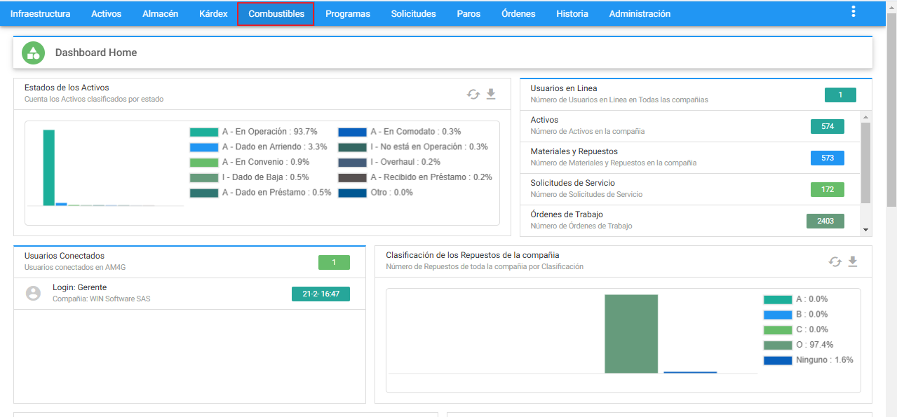 Combustibles - Ir a Combustibles
