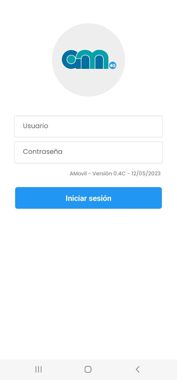 AMovil - Iniciar Sesión