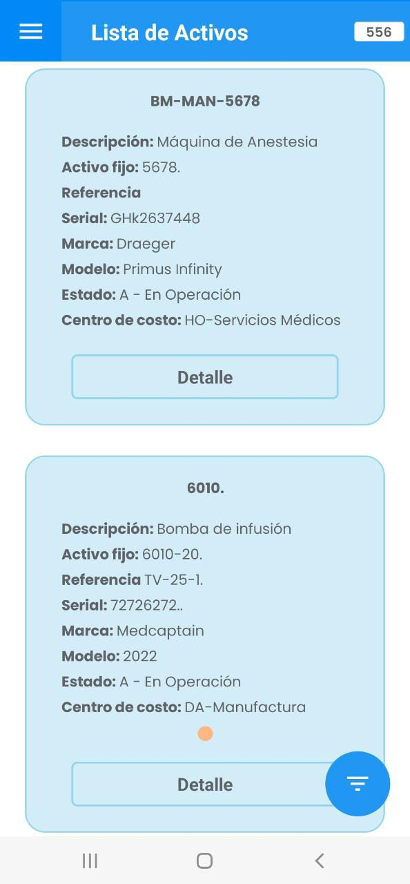 AMovil - Ir a Detalle Activos