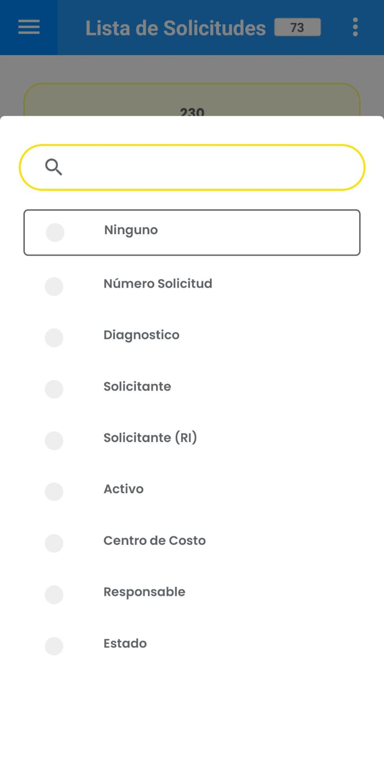 AMovil - Subgrupo Solicitude