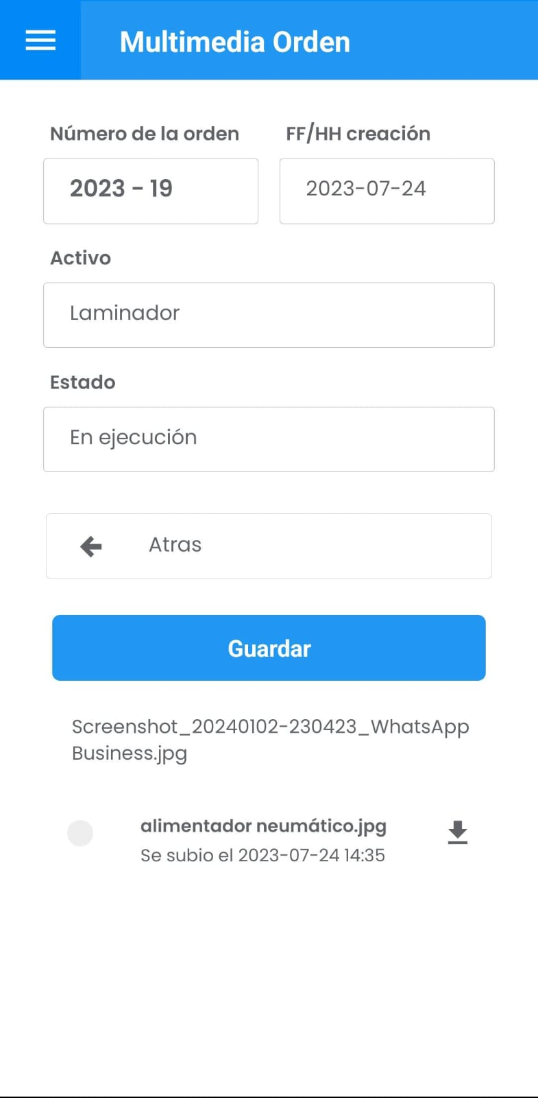 AMovil - Órdenes Multimedia