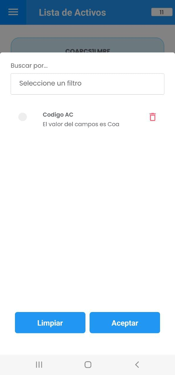 AMovil - Subgrupo Búsquedas recientes