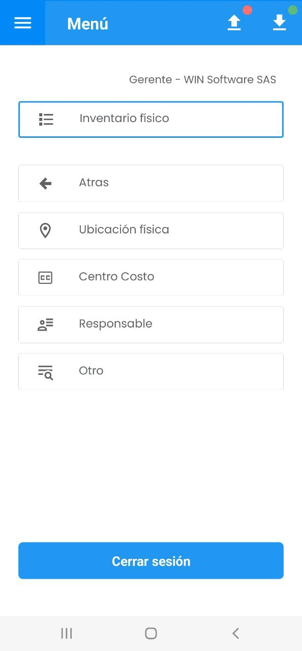 AMovil - Ir a Inventario físico