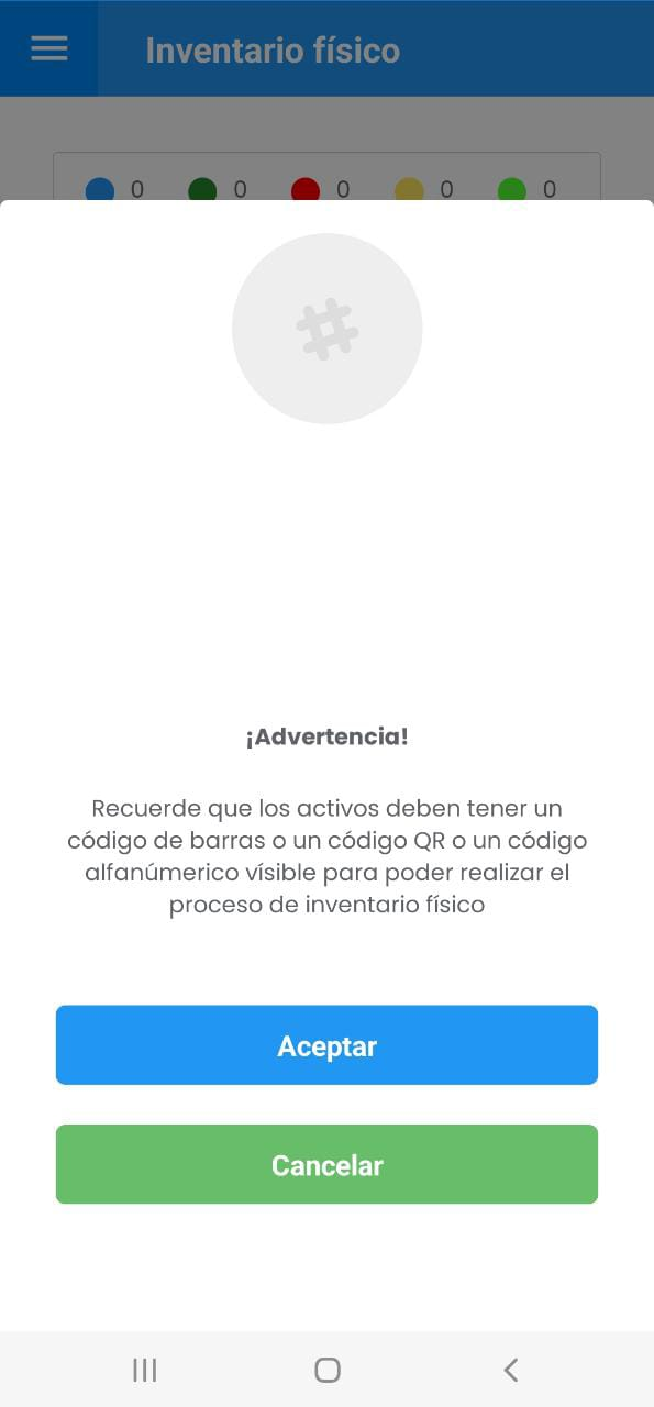 AMovil - Ir a Inventario físico Ubicación Física