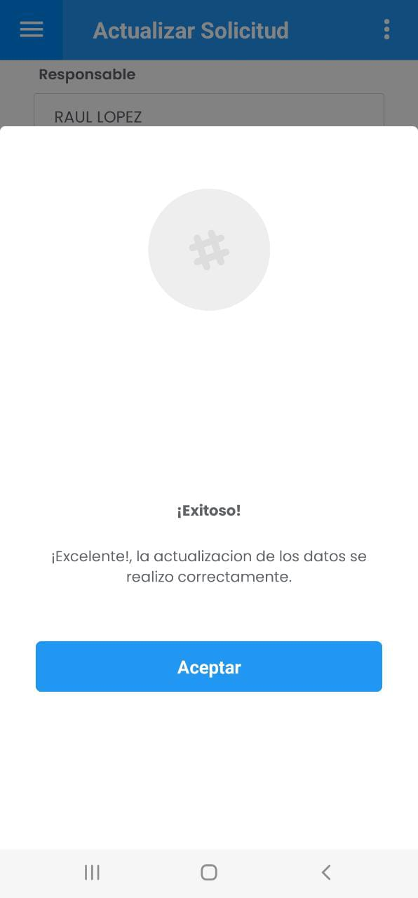 AMovil - Solicitudes Actualizar Detalle