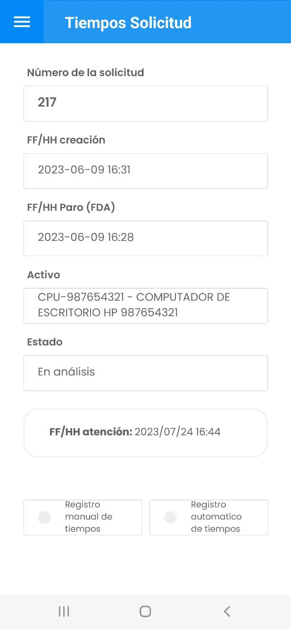 AMovil - Solicitudes FFHH Atención